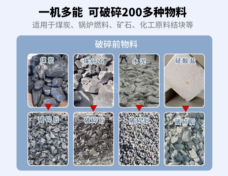 2PGCT900900 双齿辊破碎机破碎物料对比 2PGCT900900 双齿辊破碎机破碎物料对比